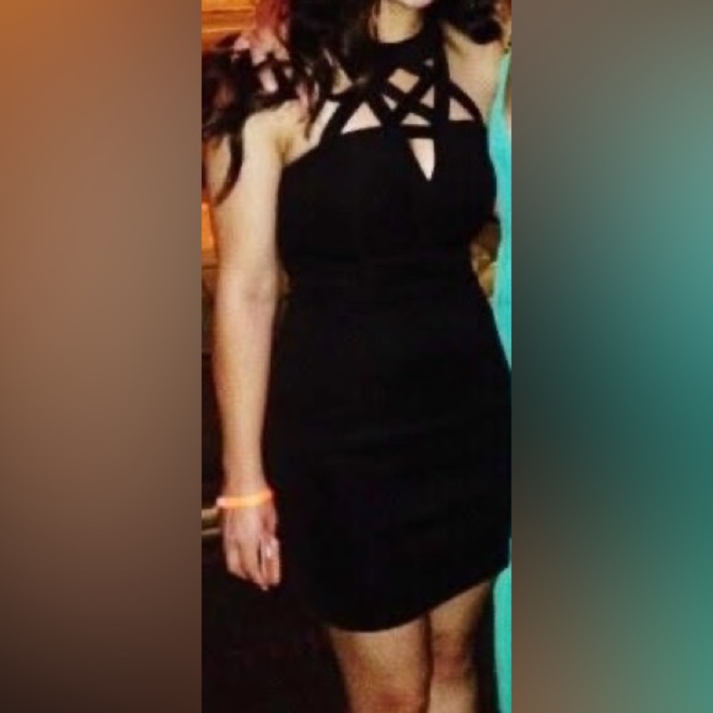 Forever 21 Black Halter Dress